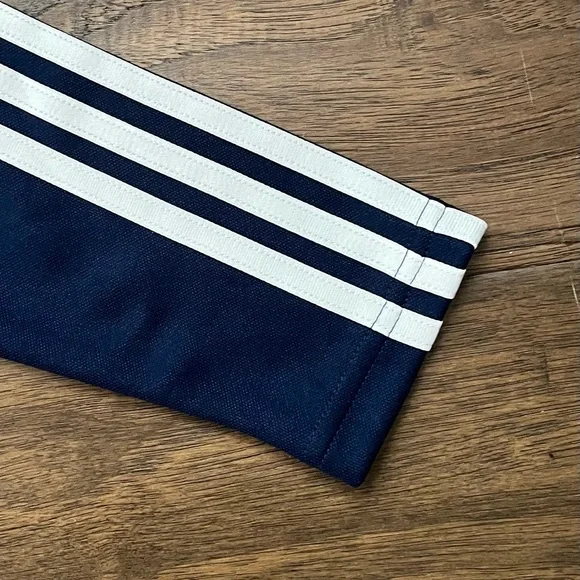 NWT-Adidas AEROREADY Youth Track Jacket Navy Blue Full Zip 13-14 / 164 - Picture 10 of 11